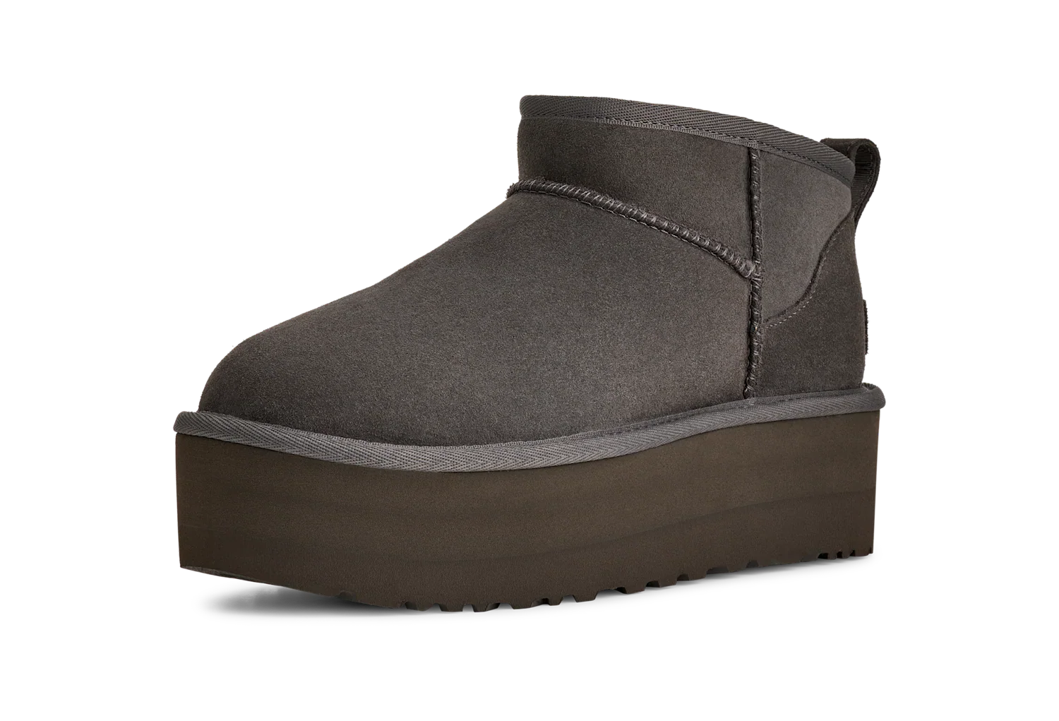 UGG Classic Ultra Mini Platform Boot Charcoal - Image 2