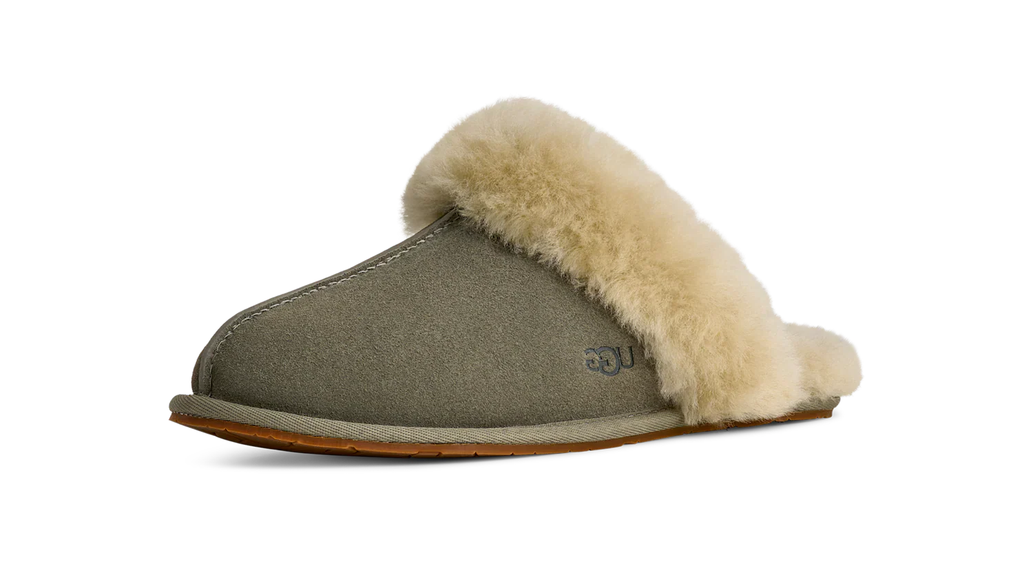UGG Scuffette II Slipper Moss Green Muted Brass - Image 2