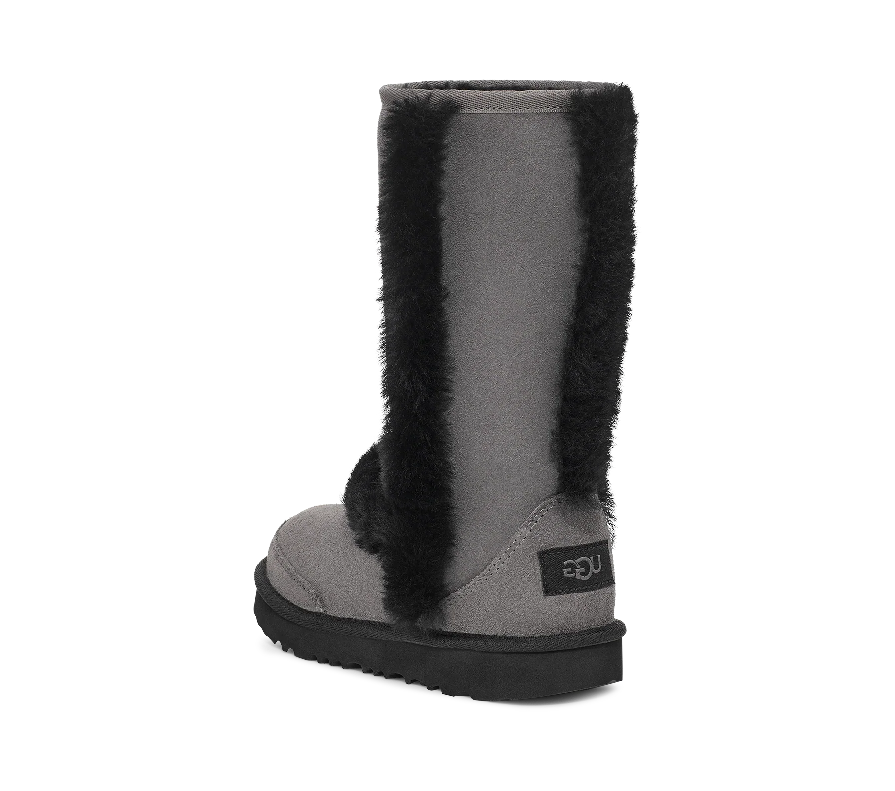 UGG Sunburst Tall Boot Grey Black (Kids) - Image 4