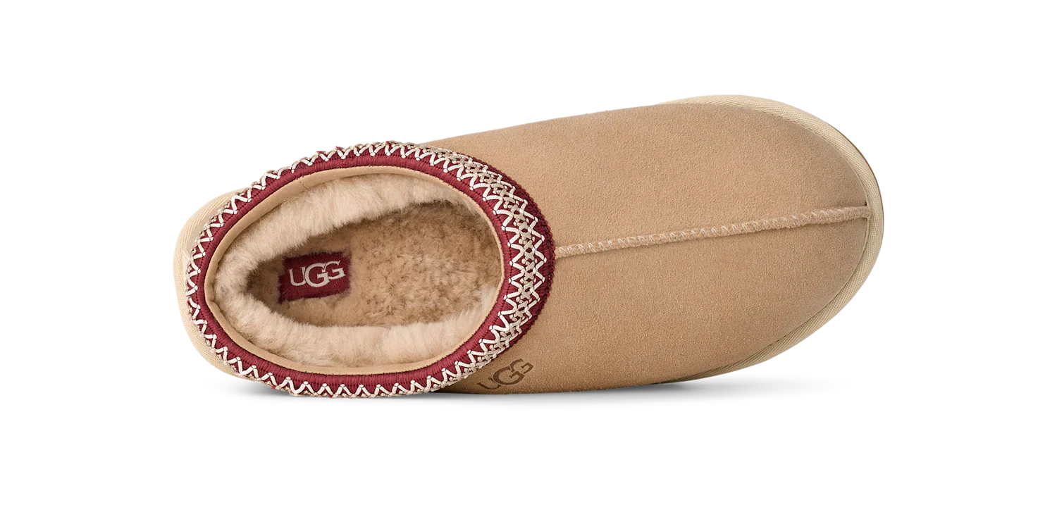 UGG Tasman II Slipper Driftwood Biking Red - Image 6