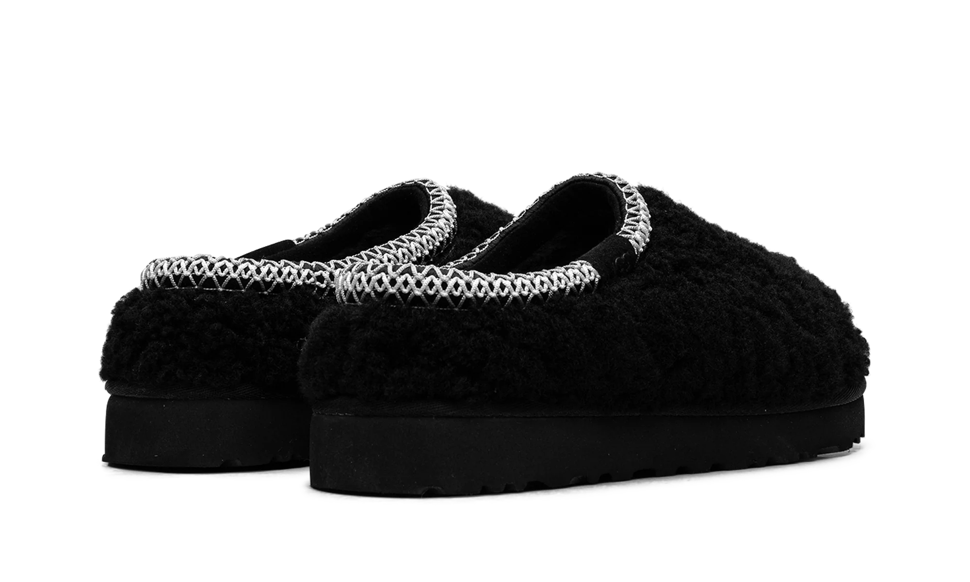UGG Tasman Maxi Curly Slipper Black - Image 3