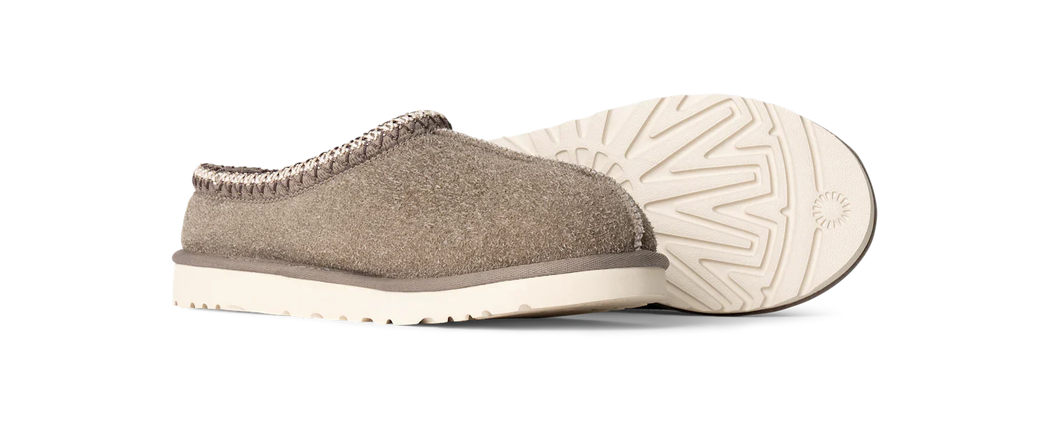 UGG Tasman Shaggy Suede Slipper Smoke Plume - Image 3