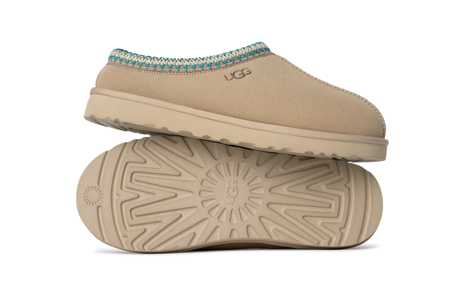 UGG Tasman Slipper Driftwood White Pepper - Image 3
