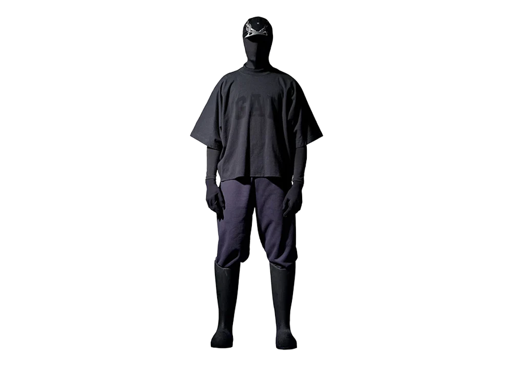 Yeezy Gap Dove No Seam Tee Black - Image 3