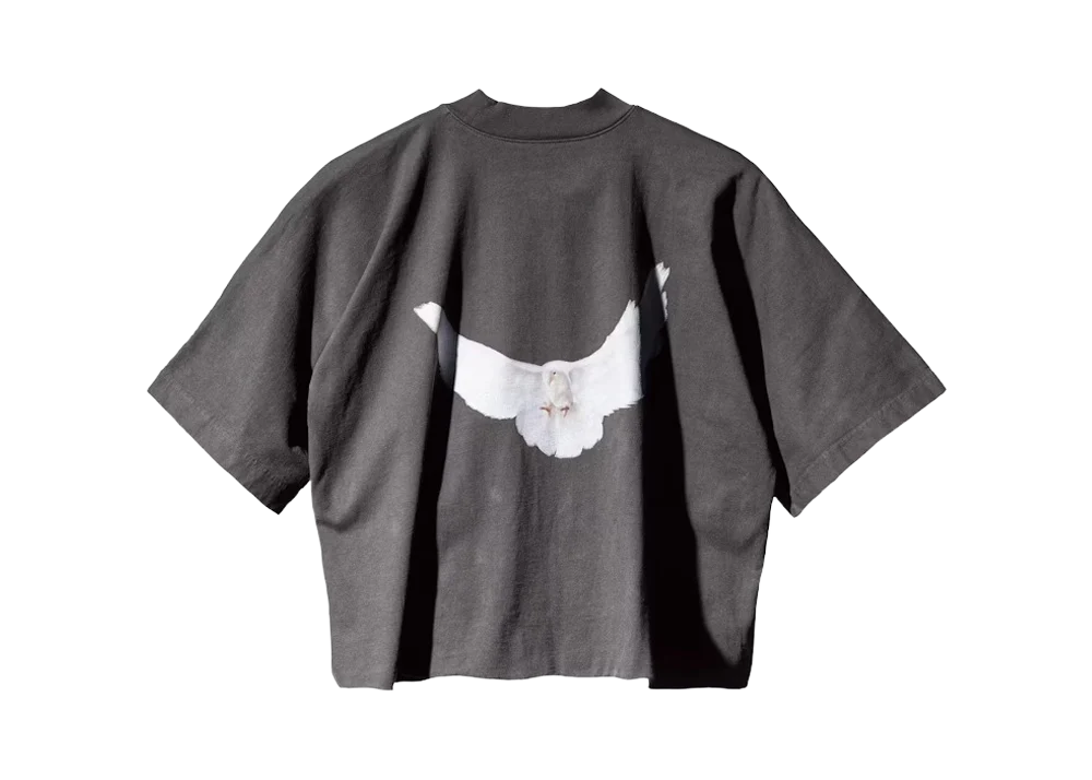 Yeezy Gap Dove No Seam Tee Dark Grey - Image 2