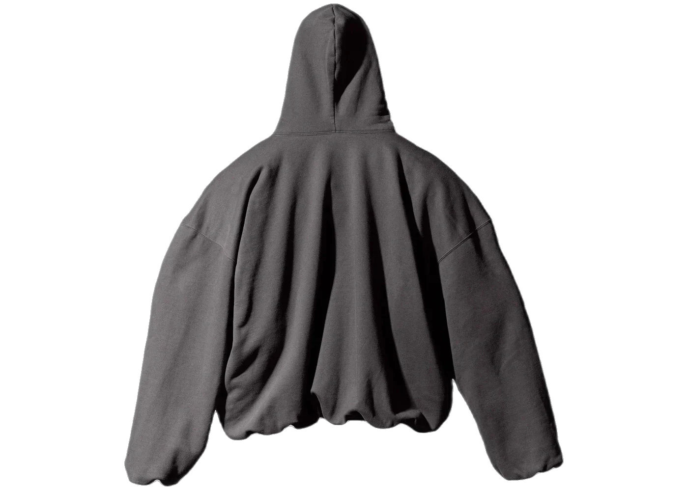 Yeezy Gap Logo Hoodie Dark Grey - Image 2